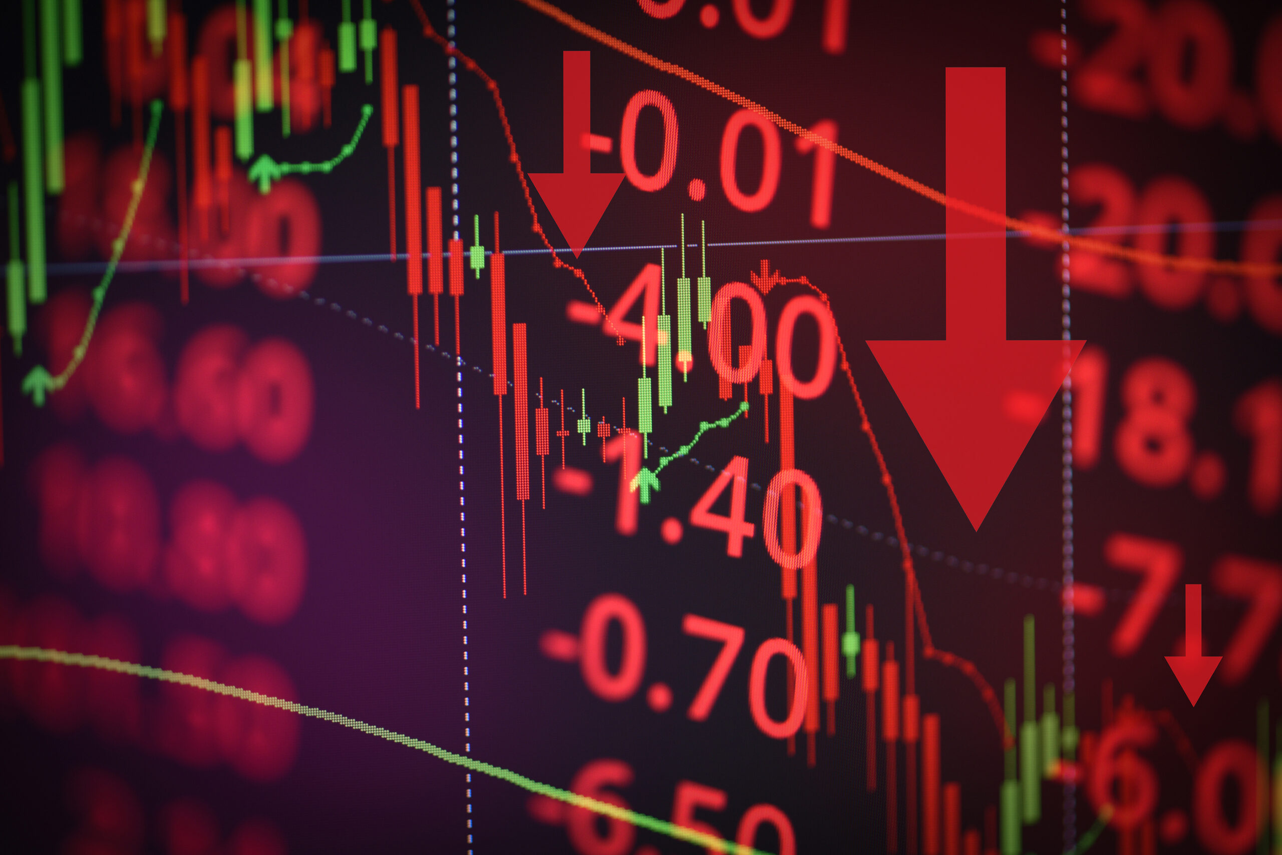 Stock Crash Market Exchange Loss Trading Graph Analysis Investme